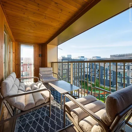 Top-floor 97m2 2br - Balcony - 2 Parking Spaces Апартаменты